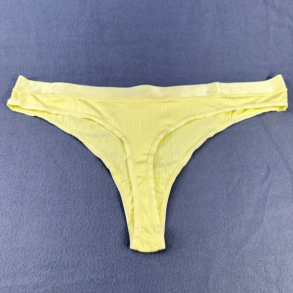 Aeropostale Women’s Size XL Panty Thong Seamless Yellow New Without Tags - Picture 2 of 9